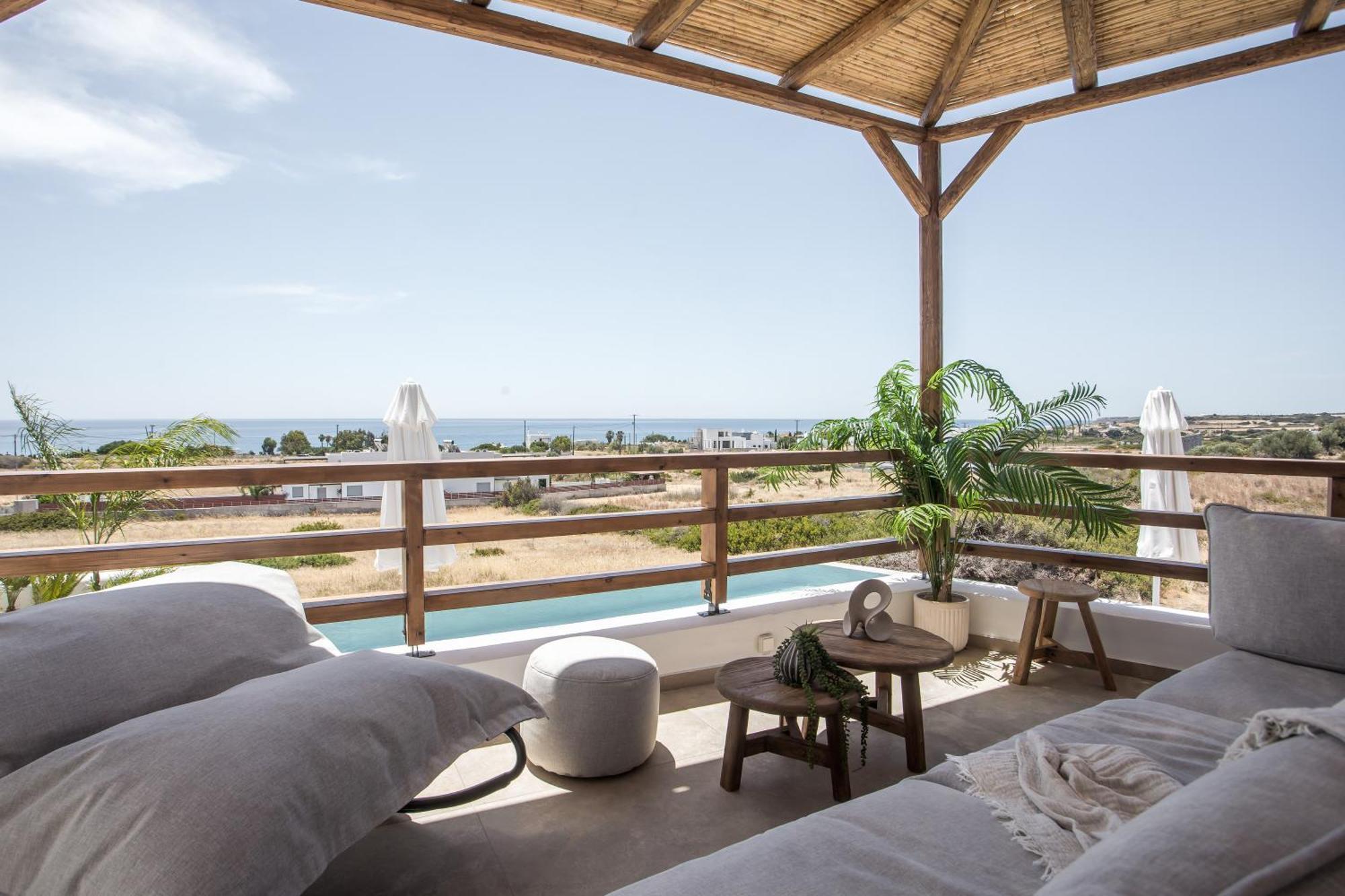 Villa Casacarma V, Privates Xl-pool, Boho-design Lachania (Rhodes)